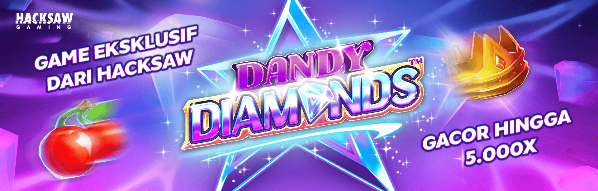 HACKSAW - DANDY DIAMONDS GAME PROMO BANNER